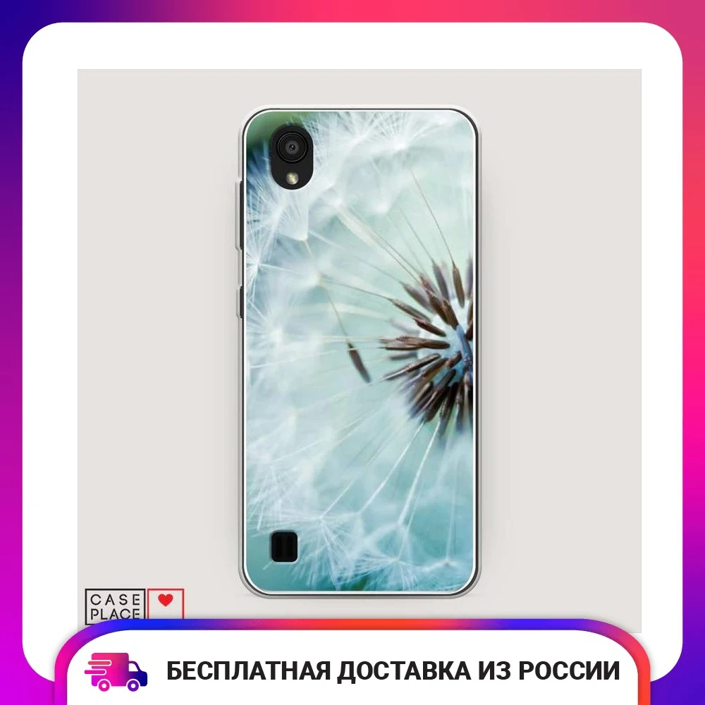 Чехол Силиконовый для ZTE Blade A5 (2019) Пух одуванчика защитная накладка бампер тонкая