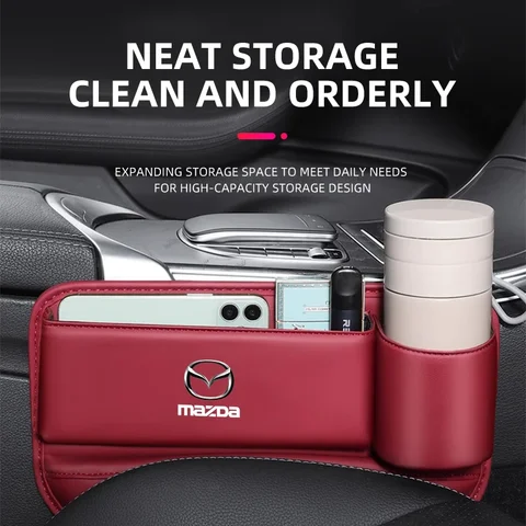 Для Mazda для Mazda 3 5 6 bk gh CX3 CX5 CX9 CX30 CX50 CX60 Atenaz gj Axela bl bm Hatchback SUV Автокресло Gap Storage Box Auto Acc