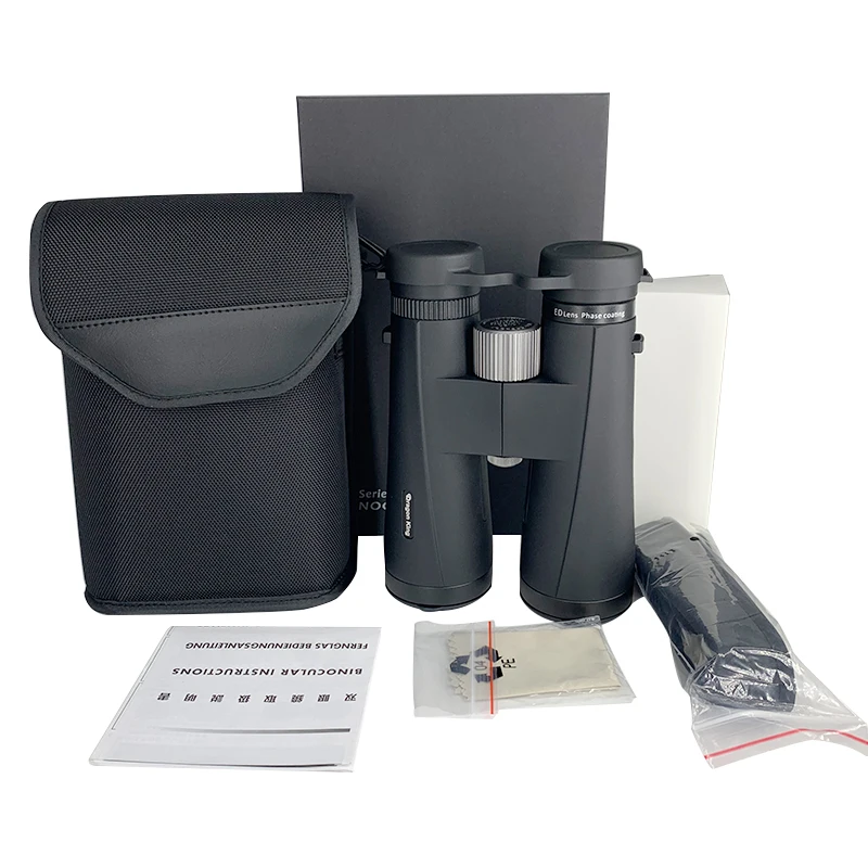 Мощный бинокль ED Telescope 10x4 2/12x50 с покрытием SMC HD BAK4 призмы/ультра широкий угол