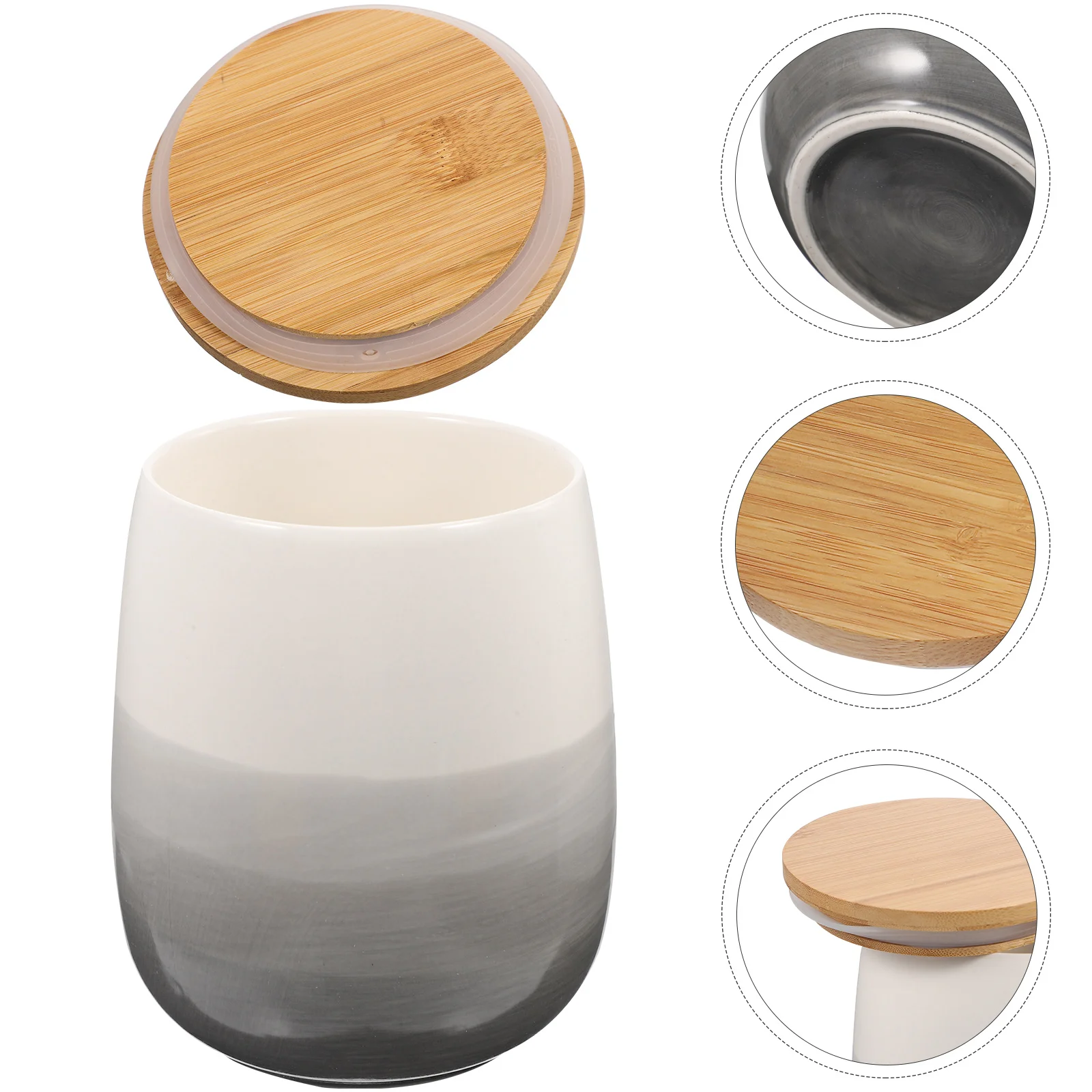 

Tea Canister Ceramic Jar Storage Kitchen Coffee Jars Loose Containers Container Canisters Sugar Leaf Cookies Candy Tin Porcelain