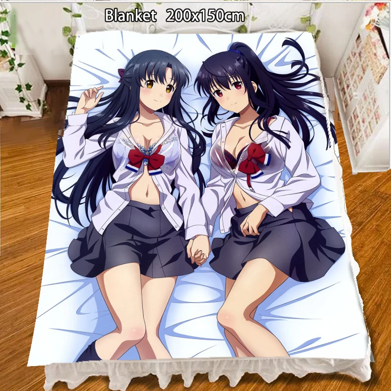 

Anime Fleece Blanket Arifureta: From Commonplace to World's Strongest Yaegashi Shizuku quilt carpet soft Bedding Accessories