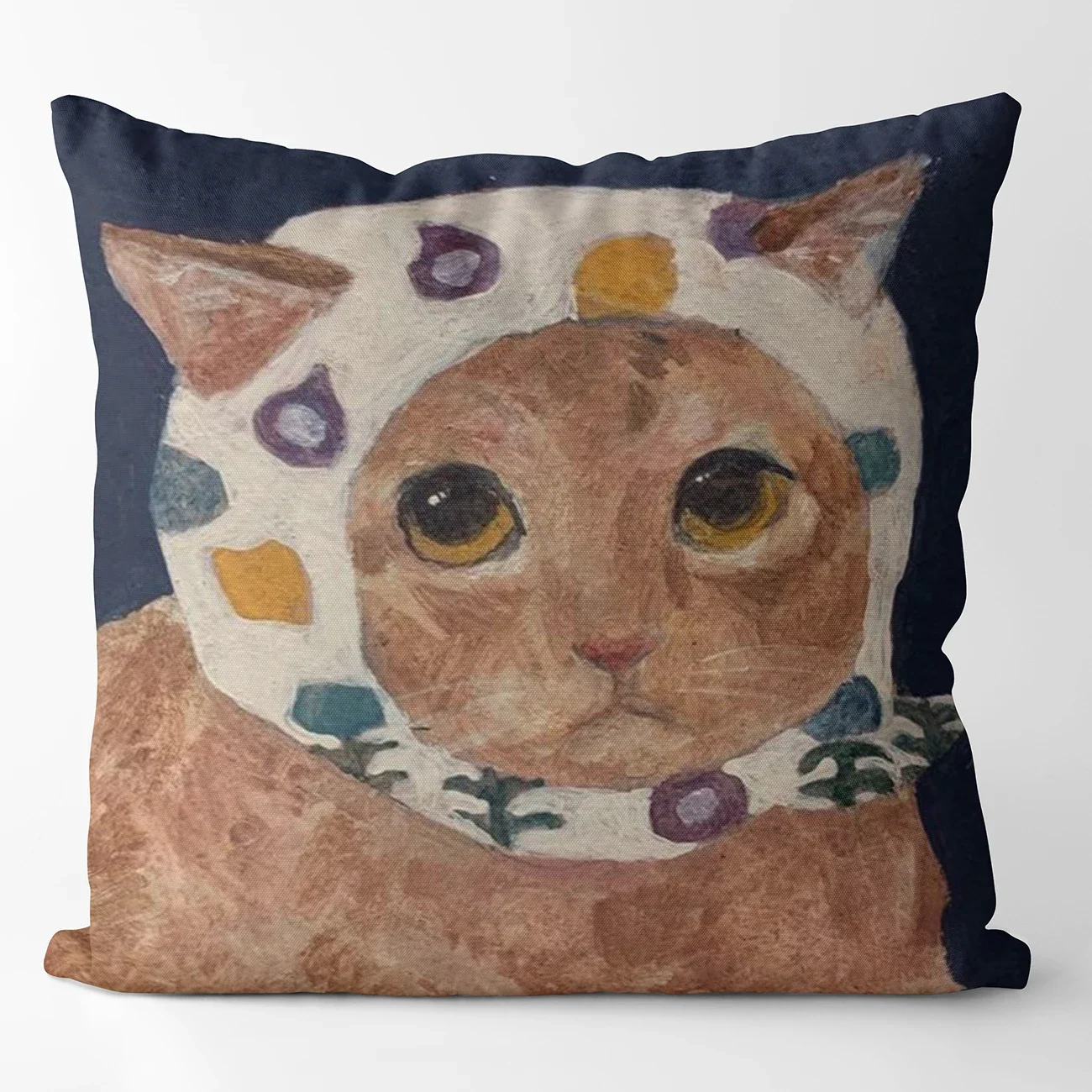 

Наволочки с кошками из льна/хлопка 45x45/40x40