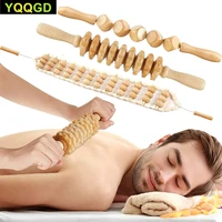 3pcs wooden massage tools anti cellulite massager handheld roller lymphatic drainage massage for full body muscle pain relief