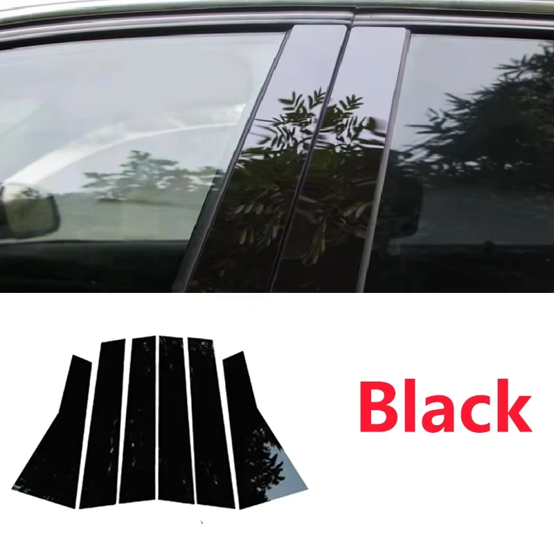 

Для Kia Seltos 2021~2024 2023 SP2 SP2i SP2c KX3 6 шт. Накладки на окна, автомобильные стойки, наклейка на зеркало, автомобильные аксессуары