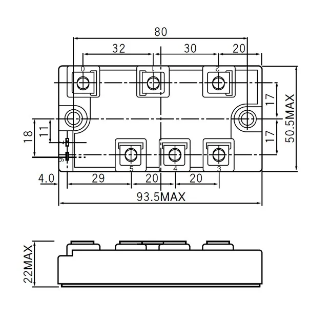 MDST150-16 MDST100 диодный модуль 1600 А в ASEMI новый трехфазный выпрямительный