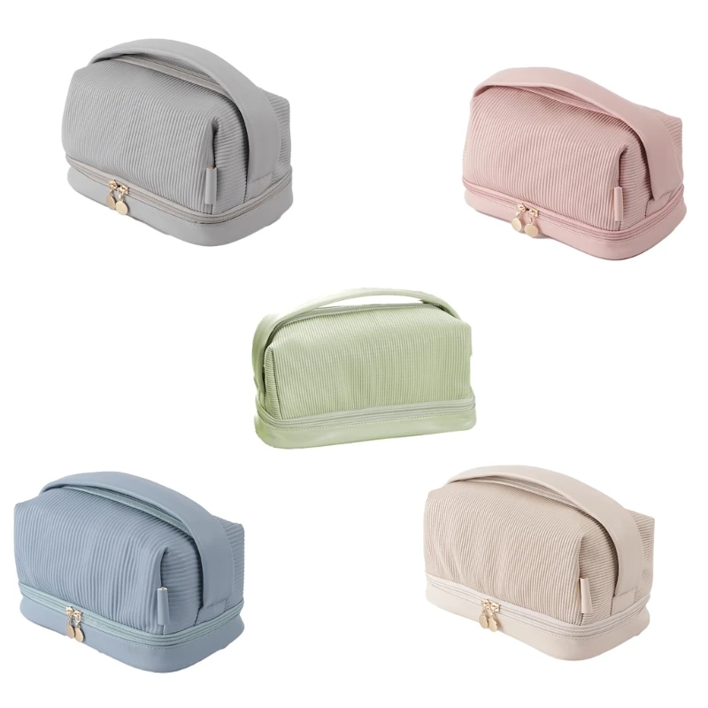

28GD Travel Cosmetic Bag Multifunctional SToast Makeup Bags Large Capacity for Women