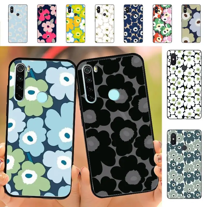 

Beautiful Colorful Poppy Flowers Phone Case for Redmi Note 8 7 9 4 6 pro max T X 5A 3 10 lite pro