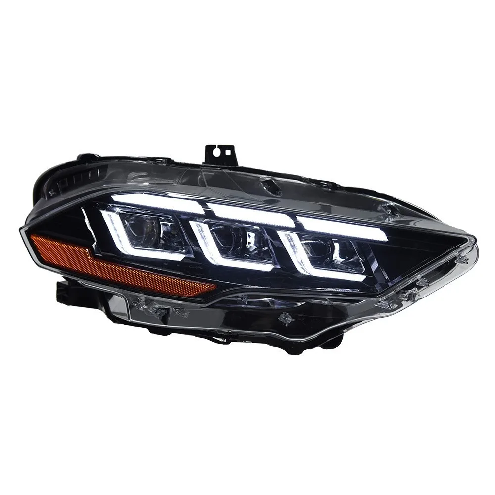 Фото Автомобильные фары для Ford Mustang 2018-2020: светодиодные ксеноновые лампы Hella 12V H7, аксессуары для автотюнинга, фары для Mustang №5