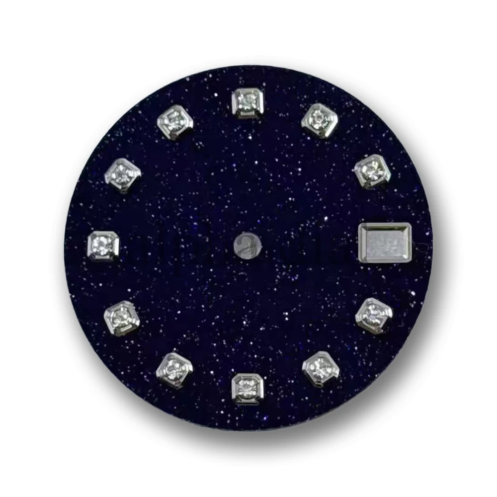 Alpha Dial Синий циферблат для часов NH35 28,5 мм | AliExpress