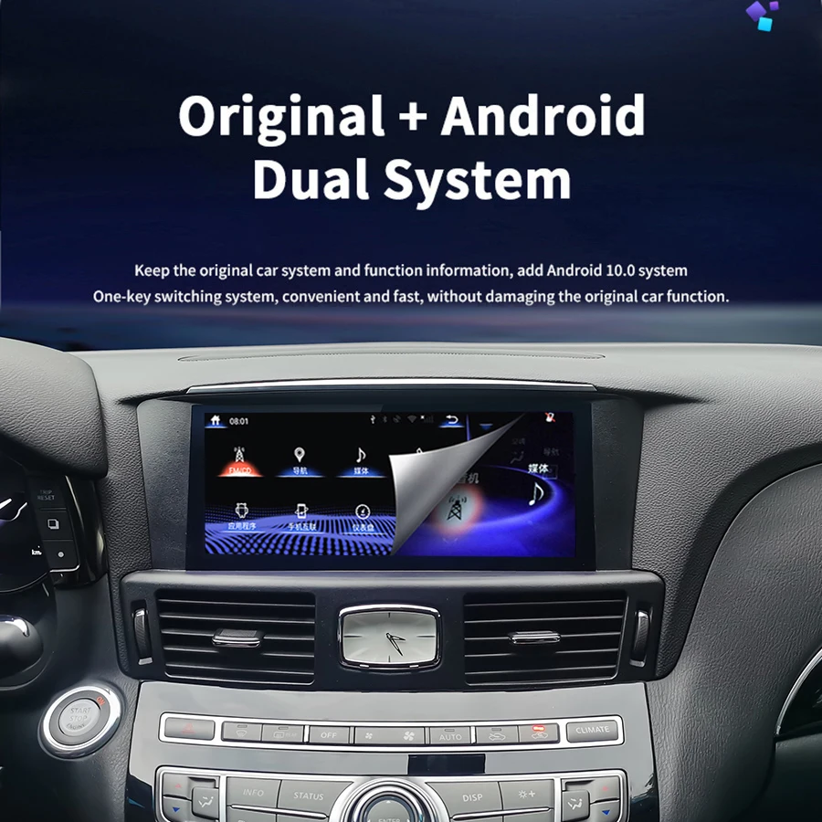 Android для Infiniti Q70 Q70L M25 M35 M37 M56 2013-2018 Авто Стерео Carplay GPS навигация автомобильное радио