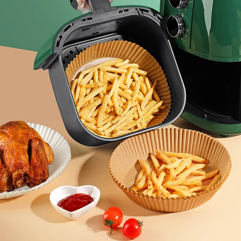 

Paper Cookers Liner Paper Plate Accessories Fryer Disposable Air Oil-proof Baking Airfryer Barbecue Kitchen Fryer Food Steamer