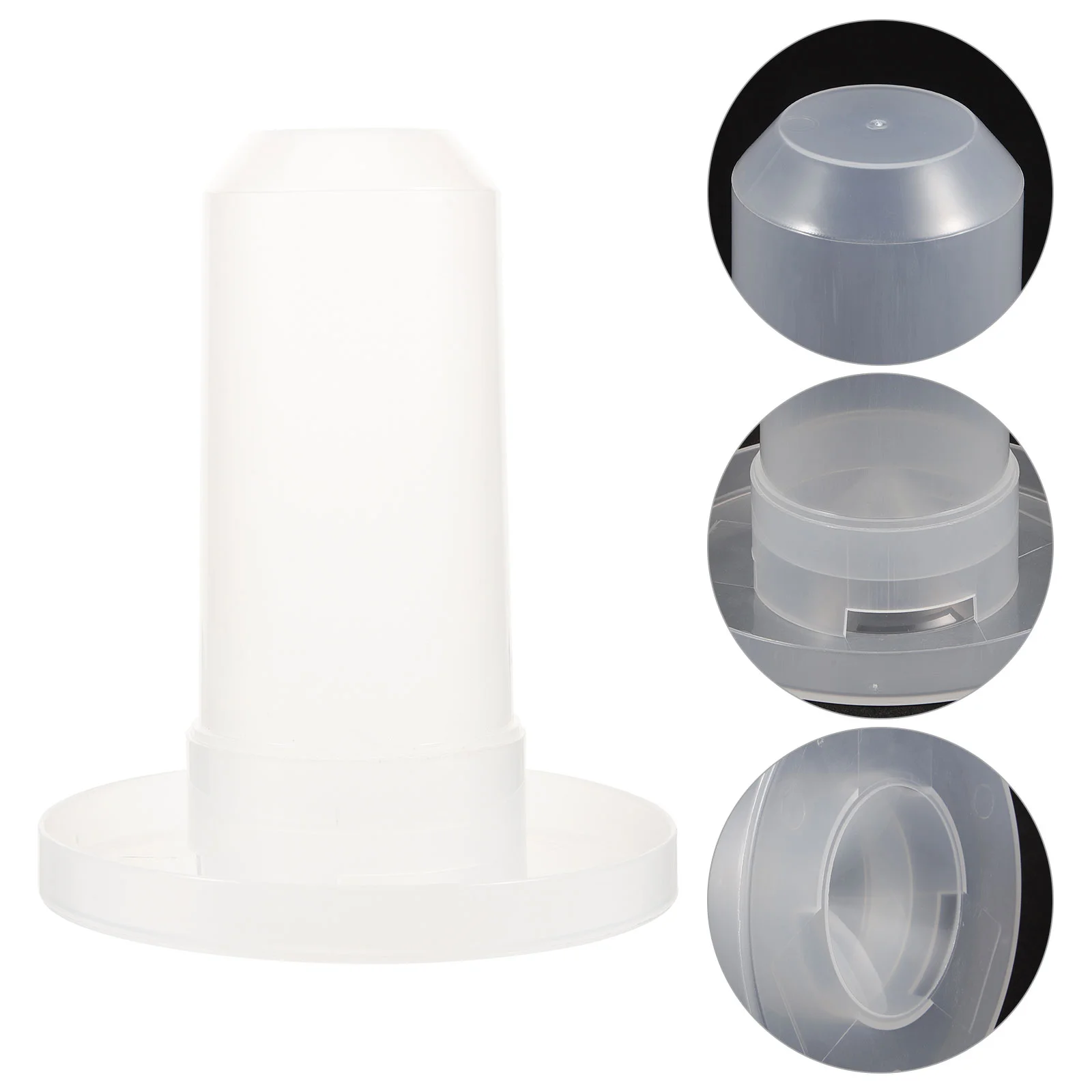 

Bird Feeder Dispenser Bird Cage Water Container Portable Automatic Feeder Food Bowl Small The