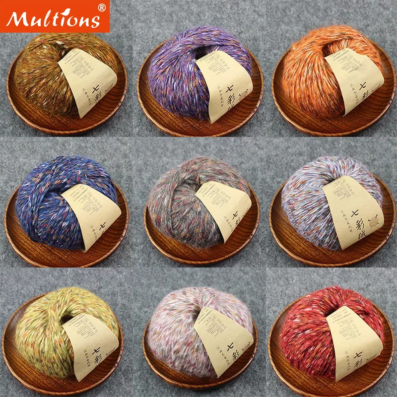 Теплая красочная пряжа из альпаки 50 г/шарик