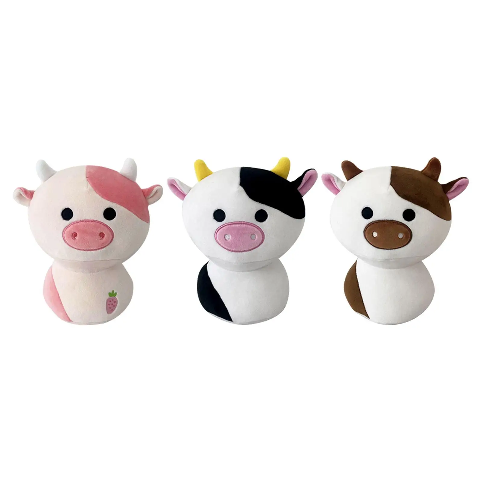 

Cute Plush Cow Cartoon Cattle Plush Figure Animal Plush Pillow for Party Toys Birthday Girlfriend Kids Sleeping Toy
