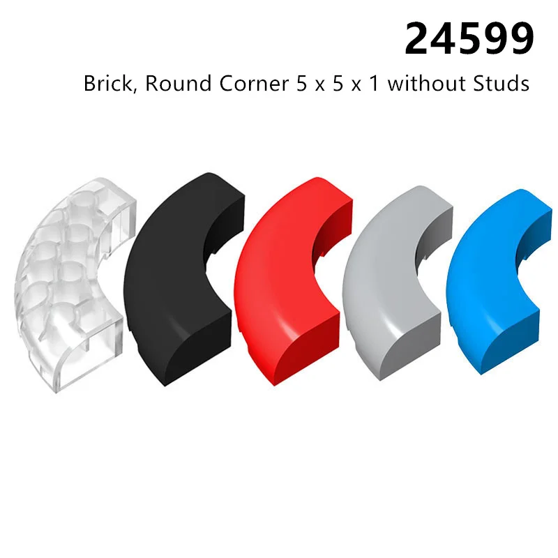 

Радужная свинья MOC 24599, Круглый уголок 5x5x1, без шпилек, кирпичи, коллекция, модульные игрушки, «сделай сам», совместимы с конструкторами