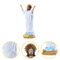8 85 inch jesus christ lord statue jesus statue figurine decorations resin stone tabletop statue for religious gifts ornaments