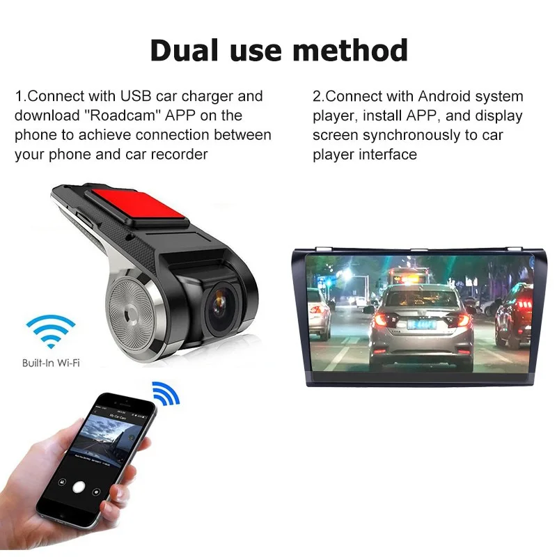 Автомобильный Видеорегистратор С Wi-Fi, DVD-Плеером, Android.