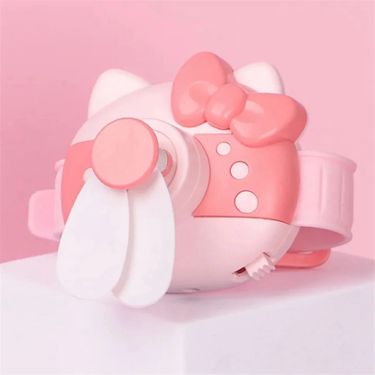 Милый мини-вентилятор дизайн часов для детей портативный вентилятор мягкий