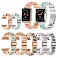 metal diamond strap for apple watch band 45mm 41mm 44mm 42mm 40mm 38mm women bracelet watchband for iwatch series 7 6 5 4 3 2 se