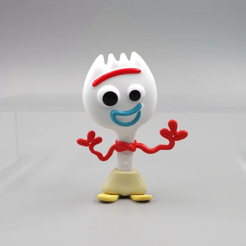 

6 шт. в партии, 6,8 см История игрушек, коллекционная Милая вилка, фигурки, игрушки, декоративная вилка, кукла