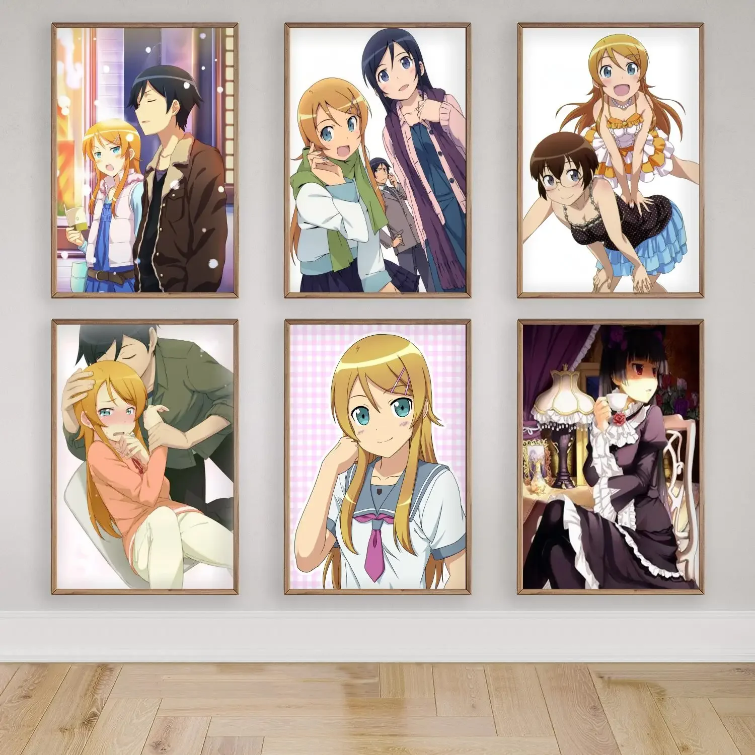 Oreimo мультфильм плакат печать на стене искусство холст живопись для современной