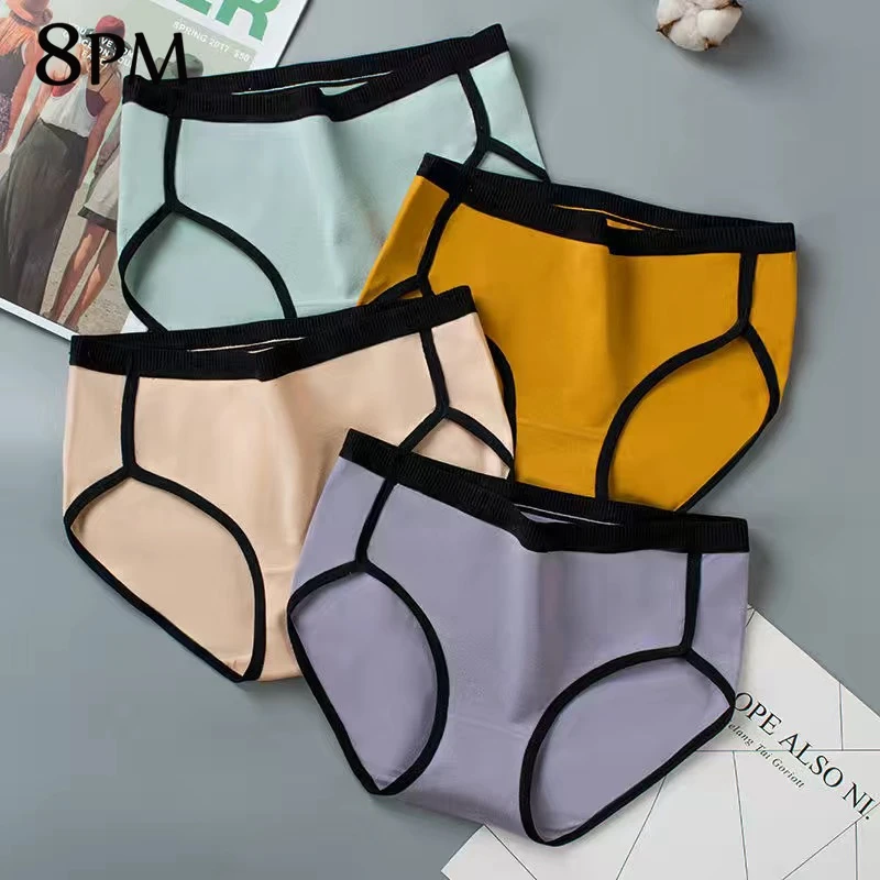 

Women Cotton Panties Seamless Comfort Underwear Panties Soft Stretch Briefs Female Full Coverage Panty Summer Intimates ouc785