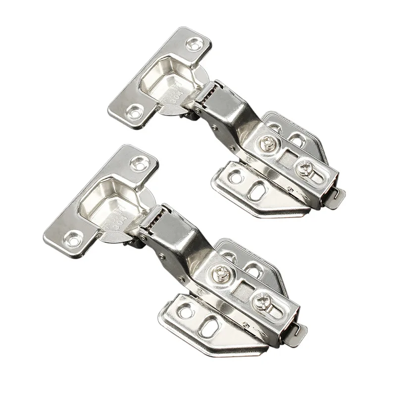 

Cabinet Door Cushion Hinge Wardrobe Damping Pipe Aircraft Hinge Fixed Self dumping Stainless Steel Hydraulic Hinge Bulk