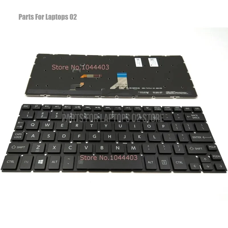 Фото Новая клавиатура для ноутбука Toshiba Satellite P25W-C2300 P25W-C2300-4K P25W-C2302 P25W-C2304-4K US с подсветкой, без рамки №2