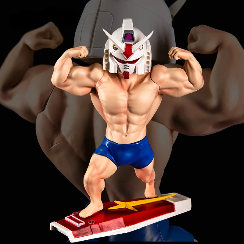 

GK Big Muscle Overlord Protein Powder Muscle Fitness Family Growing Up Miscellaneous Valley Glowing Hand-made Idol Ornament Gift