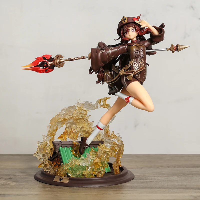 

Genshin Impact Hu Tao Battle Version GK Statue PVC Figure Doll Collectible Model Figurine Toy