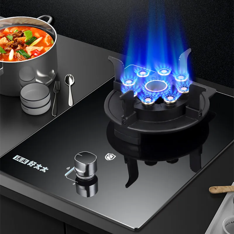 

Gas Stove Single Stove Household Liquefied Gas Embedded Desktop Natural Gas Gas Stove Fierce Fire Single Stove