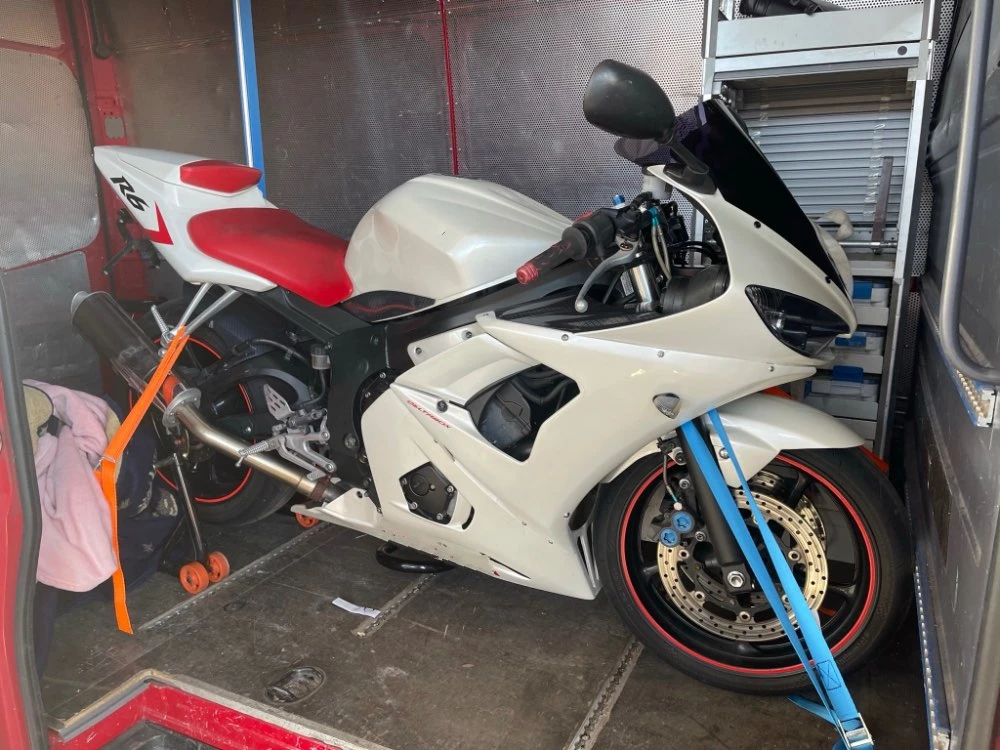 

Customize Road fairing kits For Yamaha R6s black flame white 03 04 05 plastics YZF R6 2003 2004 2005 aftermarket Fairings par