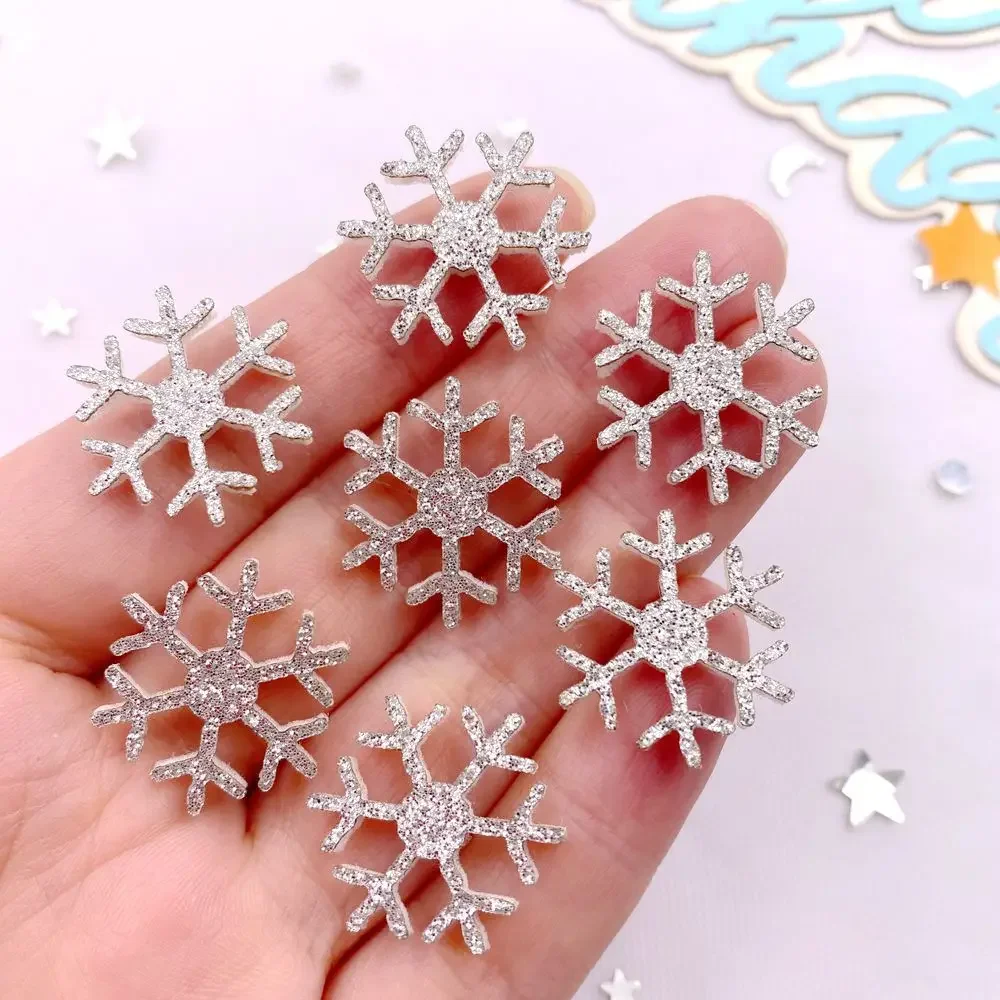 30 шт. без искусственной ткани блестящий серебристо-синий пудровый