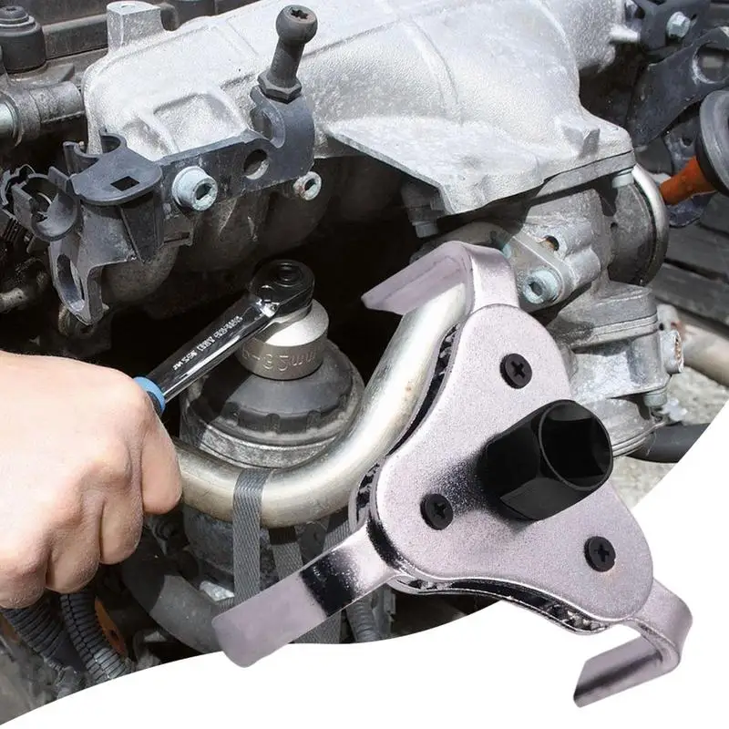 

Adjustable 3 Leg Oil Filter Wrench Remover Black Oil Filter Wrench Tool Heavy Duty Oil Filter Removal Tool For Car Truck Tractor