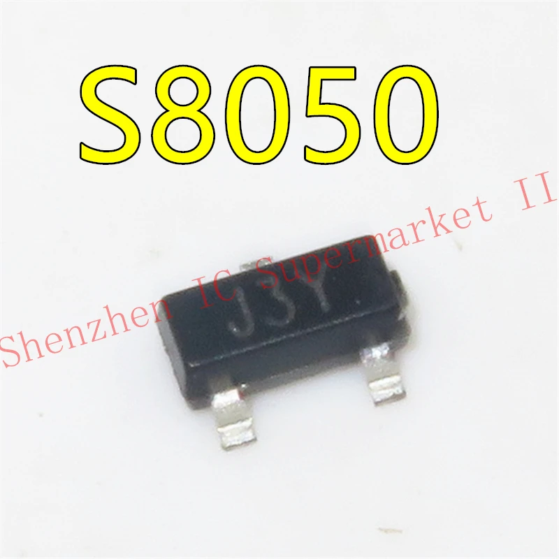 100PCS SMD S8050 J3Y транзистор NPN SOT-23