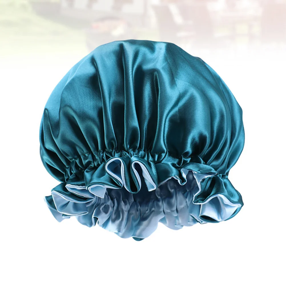 

Bonnet Hairsleeping Satin Capsilk Women Adjustable Curly Night Hat Caps