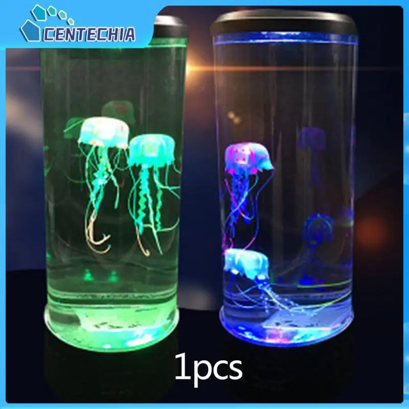 

Профессиональная ночник в виде медузы, настольная лампа из ПВХ, креативные атмосферные светильники для дома, аквариума, декоративная модная прикроватная лампа