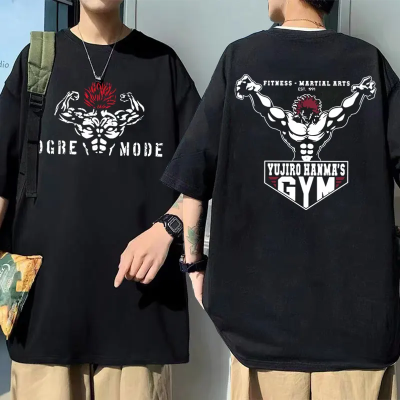 

Аниме Baki The Grappler Yujiro Hanma спортивные винтажные футболки для мужчин и женщин Манга Футболка Мужская винтажная футболка Топы