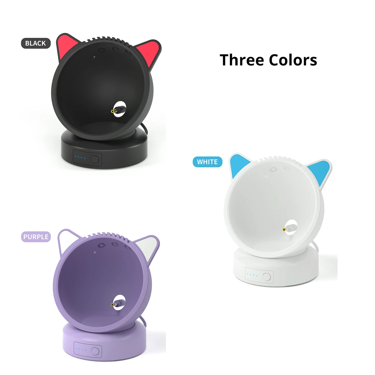 Основание для аккумулятора Alexa Echo Pop силиконовый чехол с заячьими ушками 5200 мАч