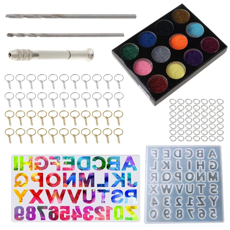 

255 шт. DIY формы для алфавита из смолы, перевернутые буквы и цифры, формы для силиконовой смолы, формы для литья из эпоксидной