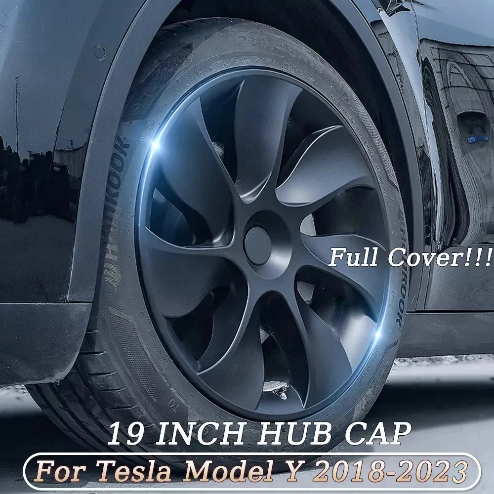 4 шт./комплект, сменные колпачки на колесо 19 дюймов для Tesla Model Y 2018-2023