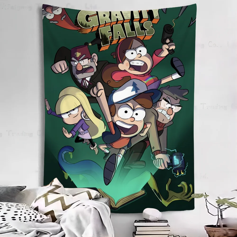 Классические G-Gravity F-Falls фильм винтажные хиппи настенные гобелены богемные