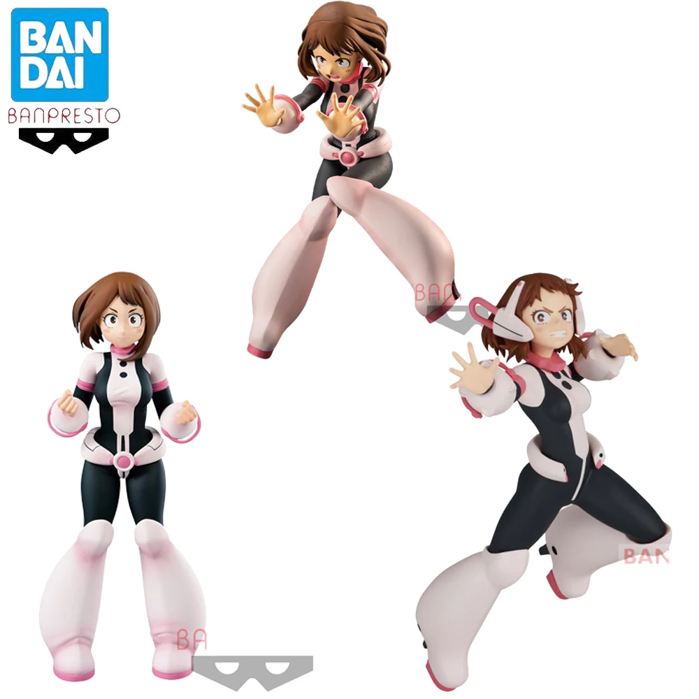 Оригинальная фигурка Banpresto моя геройская Академия урарака очако аниме Подлинная Коллекционная модель в коробке куклы игрушка праздничный подарок