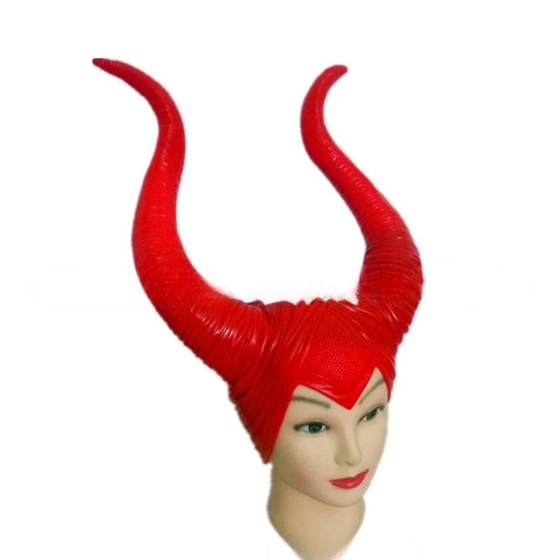 Виниловая Повязка На Голову Maleficent Сказочный Хвост Рогатая Шляпа Аксессуар Для