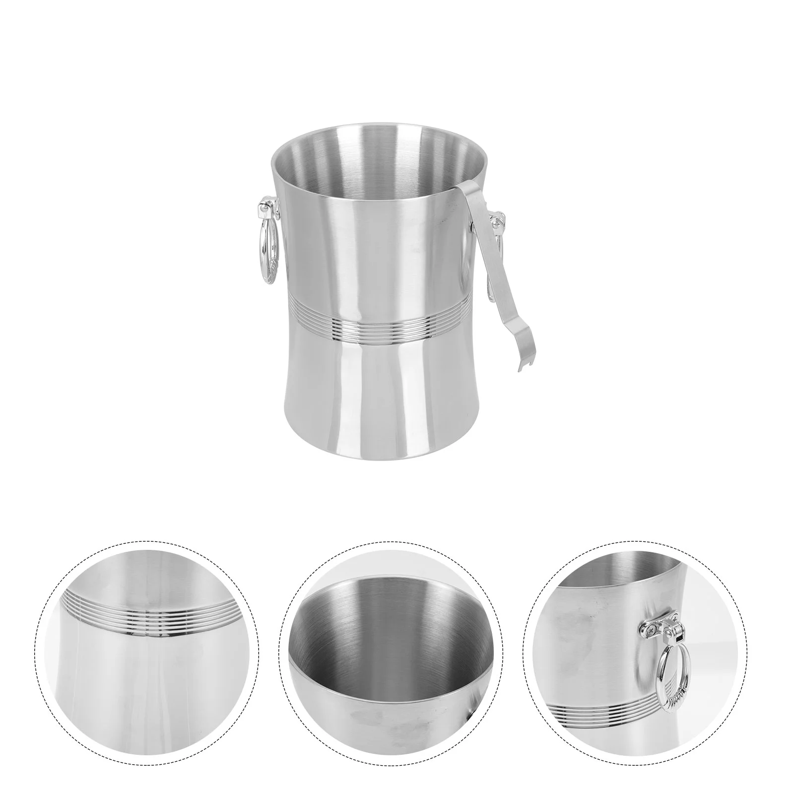 

Portable Bucket Stainless Steel Bottle Container
