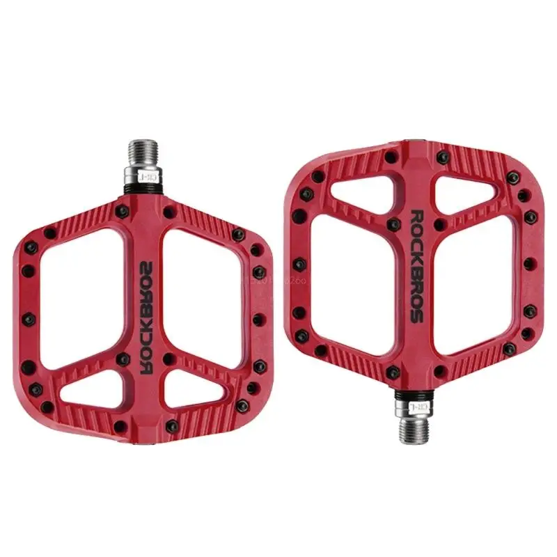 

Mountain Bike Pedals Bicycles Nylon Non-Slip Wide Platform Bike Pedals GXMF