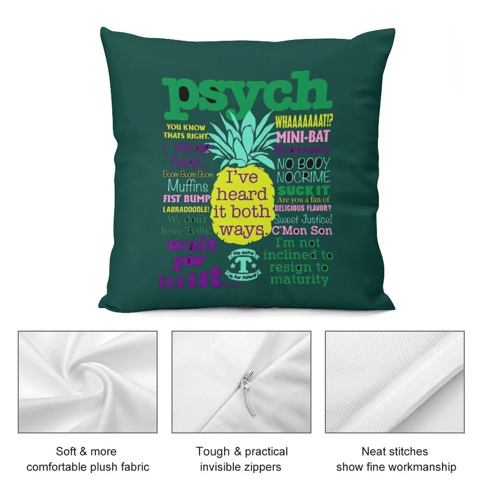 Psych Tv Juliet Ohara Psychic Detective Генри Spencer - Quote Декоративная подушка Подушки Эстетическая