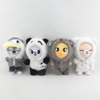 20cm plush doll outfit clothes panda koala duck stuffed baby dolls accessories for korea kpop exo idol super star figure dolls