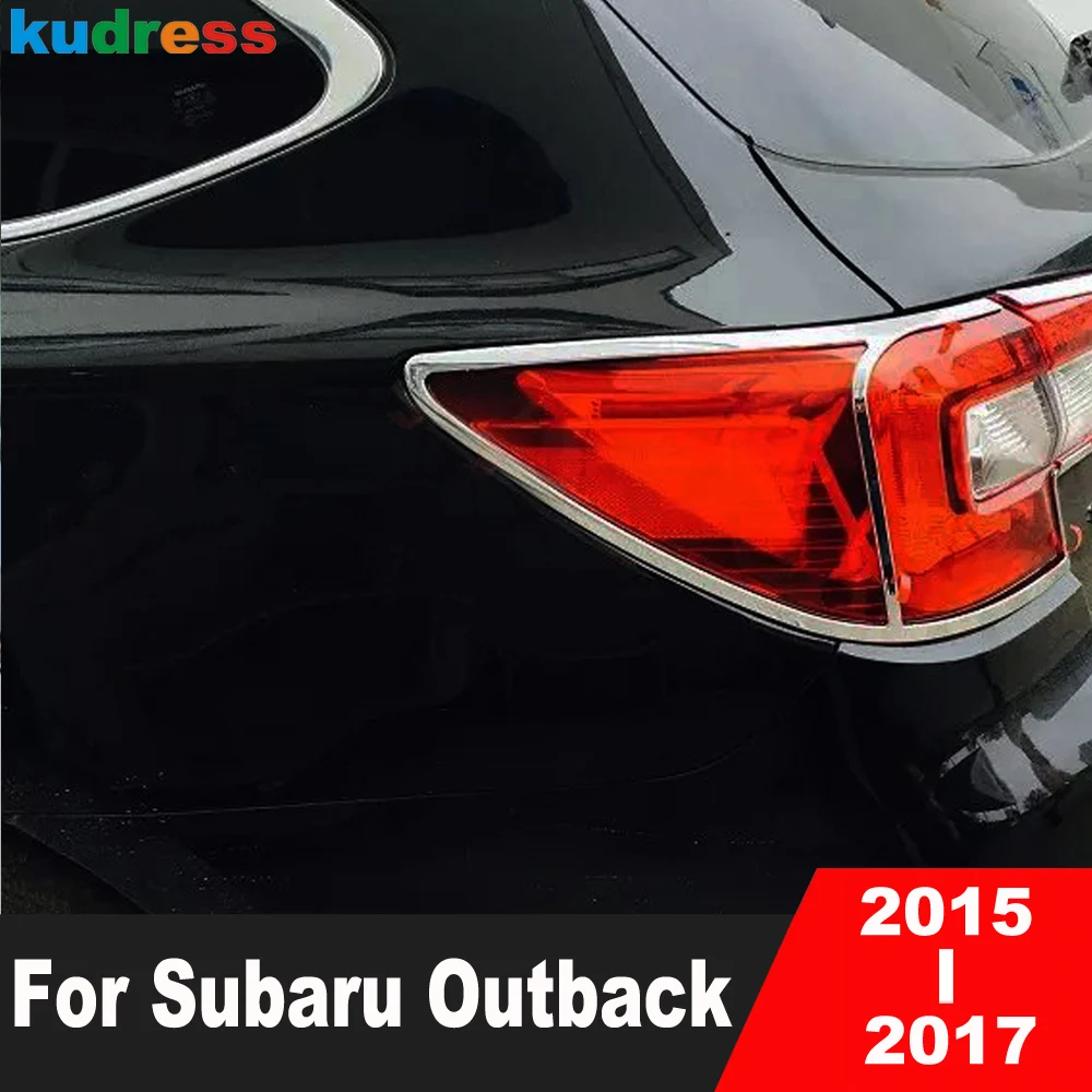 

Накладка на заднюю фару для Subaru Outback 2015, 2016, 2017, хромированная накладка на заднюю фару автомобиля из АБС-пластика, декоративные ленты, Аксессу...