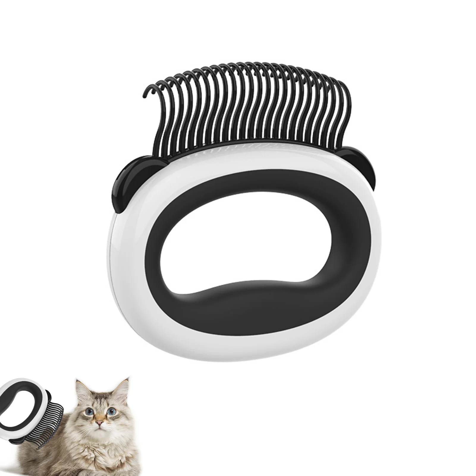 

Cat Comb Massager Pet Massage Brush Hair Removal Shell Remover Pet Hair Remover For Matted Tangled Hair Fur Knots Deshedding Cat